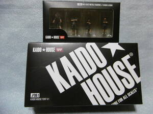 未開封新品 MINI GT KAIDO HOUSE 061 TENT V1 & 001 DIE-CAST METAL FIGURINE / KAIDO & SONS 2点組