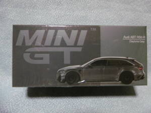 未開封新品 MINI GT 479 Audi ABT BS6-R Daytona Grey 左ハンドル