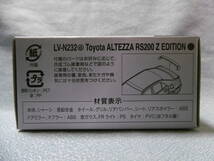 未封新開品 TOMICA LIMITED VINTAGE NEO TOMY TEC LV-N232d トヨタ アルテッツァ RS200 Zエディション（98年式）_画像2