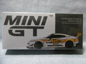 未開封新品 MINI GT 491 LB-Silhouette WORKS GT NISSAN 35GT-RR LB Racing Formura Drift 2022 #23 右ハンドル