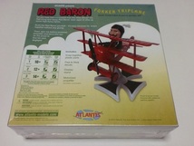 アトランティス モデル レッドバロン フォッカーDr.I トライプレーン 三葉機 戦闘機 Red Baron Fokker TriPlane ATLANTIS MODELS 5903 _画像2