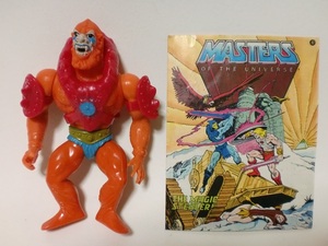 マテル ビーストマン 魔界伝説 ヒーマンの闘い Beast Man MAN MASTER OF THE UNIVERSE Mattel toys 当時のパンフレット付　