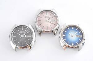 3点 まとめ SEIKO SEIKO5 セイコー５ ACTUS アクタス 21石 自動巻 フェイス 70年代 7019-7070/7019-7060/7019-7210 ヴィンテージ