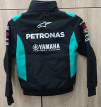 (ペトロナス・ヤマハ・セパンレーシング) PETRONAS YAMAHA SRT MotoGP Softshell Jacket for kids キッズ ソフトシェル ジャケット(164cm)_画像2