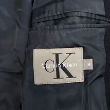 カルバンクライン【至高の逸品】Calvin Klein チェスターコート　ロングコート　ウール　ブラック　黒　M_画像6