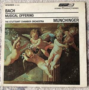 LP-Nov / 米 LONDON / K/Munchinger・The Stuttgart Chamber Orchestra / BACH_MUSICAL OFFERING