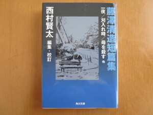 藤澤清造短篇集　一夜／刈入れ時／母を殺す他　角川文庫　藤澤清造　西村賢太