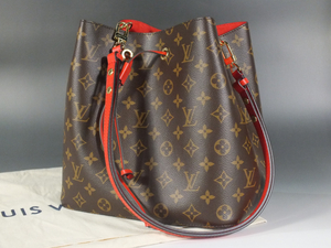 正規品 未使用 LOUIS VUITTON/ルイヴィトン ショルダーバッグ ネオノエ モノグラム レッド M44021 箱付き