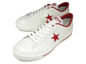  made in Japan Converse one Star J white / red white red 27.0cm 8.5 -inch new goods unused sneakers 