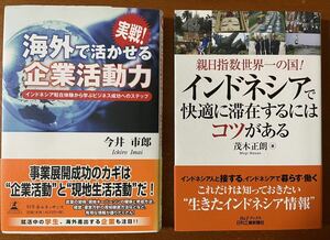 インドネシア　海外駐在　 2冊セット　海外で生かせる企業活動力　インドネシアで快適に滞在するにはコツがある