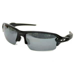 OAKLEY オークリー サングラス スポーツサングラス フラック2.0 アジアンフィット ミラーレンズ 009271-07 PolishedBlack 中古