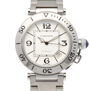 カルティエ パシャ シータイマー 腕時計 ステンレススチール 2790 自動巻き 1年保証中古 美品
