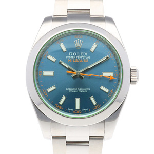ロレックス ミルガウス 腕時計 ステンレススチール 116400GV 自動巻き 1年保証中古