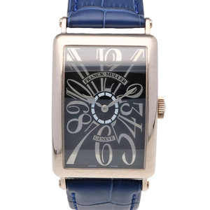 フランクミュラー ロングアイランド 腕時計 時計 18金 K18ホワイトゴールド 自動巻き メンズ 1年保証 FRANCK MULLER 中古