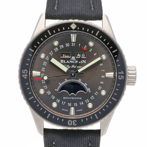 ブランパン フィフティ ファゾムス バチスカーフ 腕時計 時計 ステンレススチール 自動巻き メンズ 1年保証 Blancpain 中古 美品