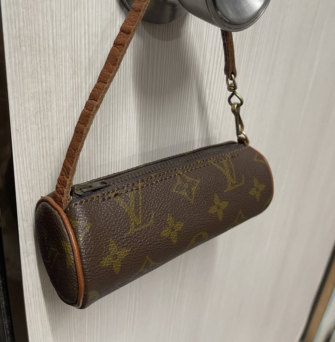 極美品】LOUIS VUITTON ルイ ヴィトン LV 旧パピヨン用付属ポーチ