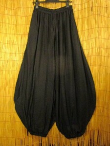 ① new goods * man and woman use * black color * rayon material * easy Silhouette * big Aladdin pants *ba Rune pants 