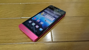 FOMA運用 即落/即発!!美中古品 SO-05D Xperia SX ピンク