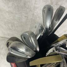 【1円スタート】まとめ売り　Callaway　SRIXON　PRGR　MIZUO　YAMAHA　TOURSTAGEなど　ゴルフクラブ キャディバッグ アイアン ドライバー _画像3