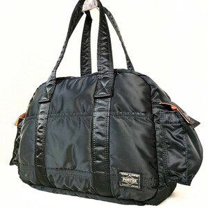 【極美品】 PORTER ポーター ミニボストン バッグ タンカー TANKER ダッフルバッグ ミニボストンバッグ 軽量 ユニセックス 男女兼用 メンズ