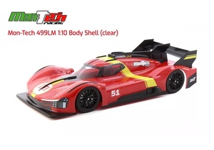 最新 Montech モンテック 1/10 ボディ フェラーリ 499P LMH ル・マン ハイパーCAR 新品・未塗装品