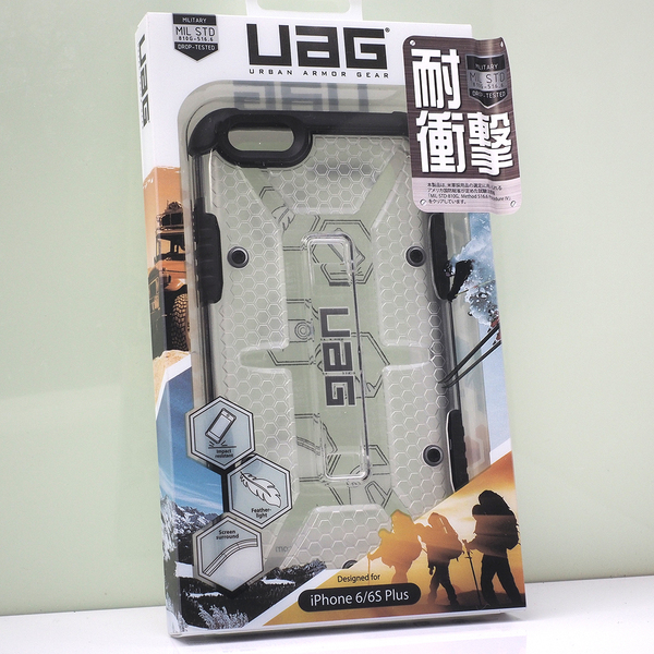 Apple iPhone 6s Plus , iPhone 6 Plus 用 URBAN ARMOR GEAR (UAG) 米軍MIL規格クリア 耐衝撃ケース クリア 国内正規品 未開封品