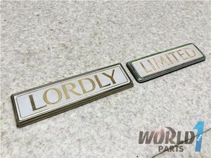 ★希少★ GX71 チェイサー LIMITED 純正 金文字 エンブレム 外装品 CHASER LORDLY ロードリー 旧車 当時物