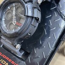 ジャンク カシオ G-SHOCK Gショック マッドマン MUDMAN デジアナ AW-570-1A ブラック メンズ腕時計_画像4
