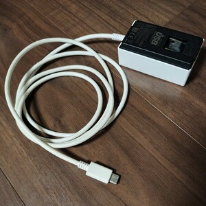 【中古】 スマホ　充電　充電器　USB Type-C　コンセント　1.5メートル　ソフトバンク