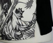 HERMES エルメス Mythiques Phoenix 不死鳥の神話 ツイルレーヌ 半袖 トップス 切替 ニット b7159_画像4