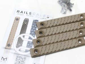 RailScales■HTP Scales in MLOK 4枚セット■Dragon■FDE TAN