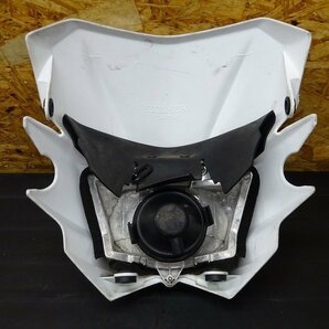 【231038】Dトラッカー125(LX125D-A04)● アッパーカウル ヘッドライトカウル ヘッドライト 【D-TRACKER125 KLX125の画像3