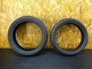 【231101】ZX-25R SE(ZX250E-A10)■ 中古タイヤ前後セット フロント iRC 110/70-17 リア DUNLOP 150/60-17 ジャンク!! 【Ninja ZX25R