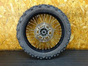 【231104】KDX125SR(DX125A-032)● リアホイール 18×1.85 ジャンク！ 【検索：200 220 250