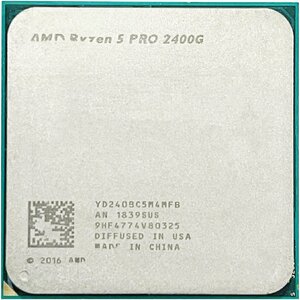 【動作品】AMD CPU Ryzen 5 PRO 2400G R5 PRO 2400G 3.6GHz YD240BC5M4MFB ソケット AM4 送料無料★