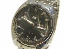 1円スタート 訳あり品 セイコー 5 自動巻き メンズ 時計 ヴィンテージ ◆ 6106-8131 SEIKO シルバーSS ▼ デイデイト 5J_画像1