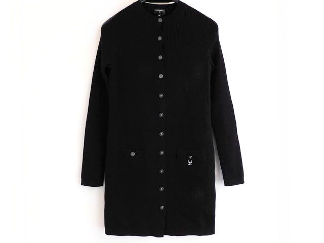 2023年最新】Yahoo!オークション -シャネル カーディガン 黒の中古品