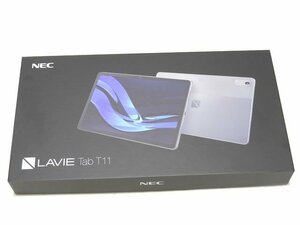 新品同様 NEC LAVIE Tab T11 タブレット PC ◇ PC-T1195FAS グレー ▼ 11.2型 有機ELディスプレイ メモリ8GB ストレージ256GB