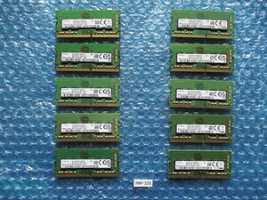 SAMSUNG 8GB×10枚セット DDR4 PC4-3200AA-SA1-11 BIOS確認済み 【NM-329】 