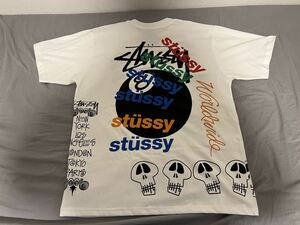 ステューシー　Tシャツ　ホワイト　ビリヤード　未使用