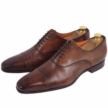 サントーニ Santoni レザーシューズ オックスフォード カーフレザー 革靴 メンズ イタリア製 7(26cm相当) ブラウン cg11dm-rm05e26224_画像2