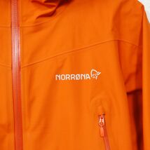 極美品 ノローナ NORRONA falketind Gore Tex Jacket メンズ L フォルケティン ゴアテックス ジャケット シェル ウェア cg11dt-rk26y04381_画像6