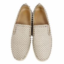 クリスチャンルブタン Christian Louboutin スニーカー スリッポン スタッズ PIK BOAT FLAT シューズ メンズ 42 cg11or-rm10f07328_画像4