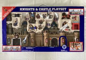 KNIGHTS ＆ CASTLE PLAYSET★ナイトキャッスル●night castle◆1975年▼ソフビ 人形◆激レア輸入 おもちゃ●アンティーク★昭和 の 美品