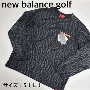 【新品、未使用】ニューバランスゴルフ　 スニード　メンズ　サイズ：５（Ｌ）　ブラック　春、秋