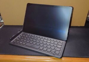  Androidタブレット SAMSUNG GALAXY Tab S4 SM-T830＋ 純正キーボード付きカバー Keyboard Cover EJ-FT830