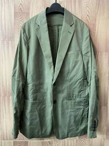 美品 junhashimoto ジュンハシモト YOKE JACKET -TENCEL TWILL STRETCH- テーラードジャケット スーツ カーキ 4