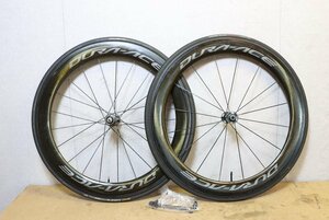 ○SHIMANO シマノ WH-R9100-C60-TU DURA-ACE シマノフリー 11s対応 チューブラー カーボンホイールセット