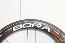 値下げ! ○Campagnolo カンパニョーロ BORA ONE 50 シマノフリー11s対応 チューブラー ナロー カーボンホイールセット 難あり_画像6