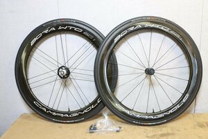 値下げ! ○Campagnolo カンパニョーロ BORA WTO 60 AC3 シマノフリー 11s対応 チューブレス カーボンホイールセット 美品